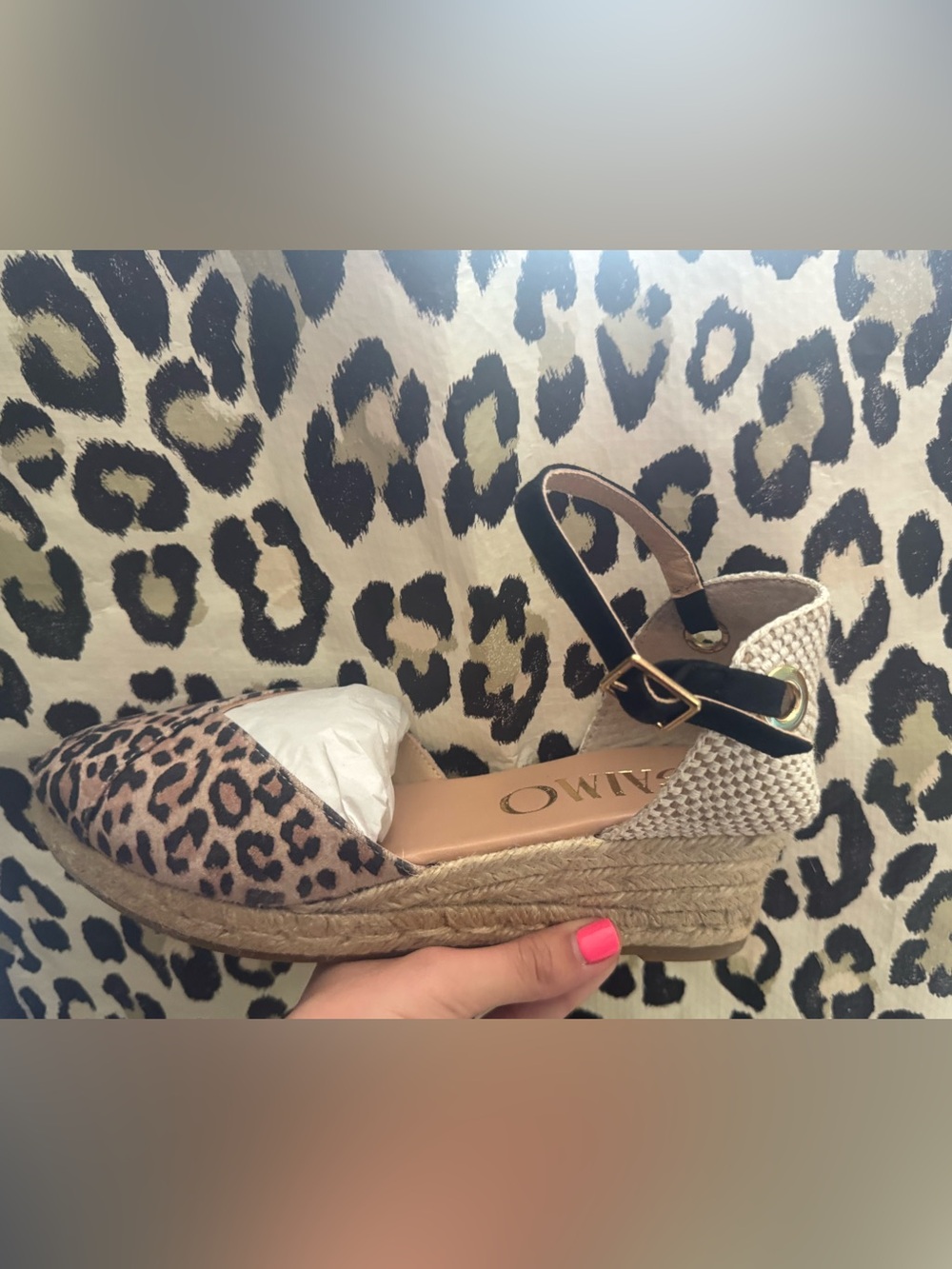 Gaimo made in Spain Espadrille Wedge Heels